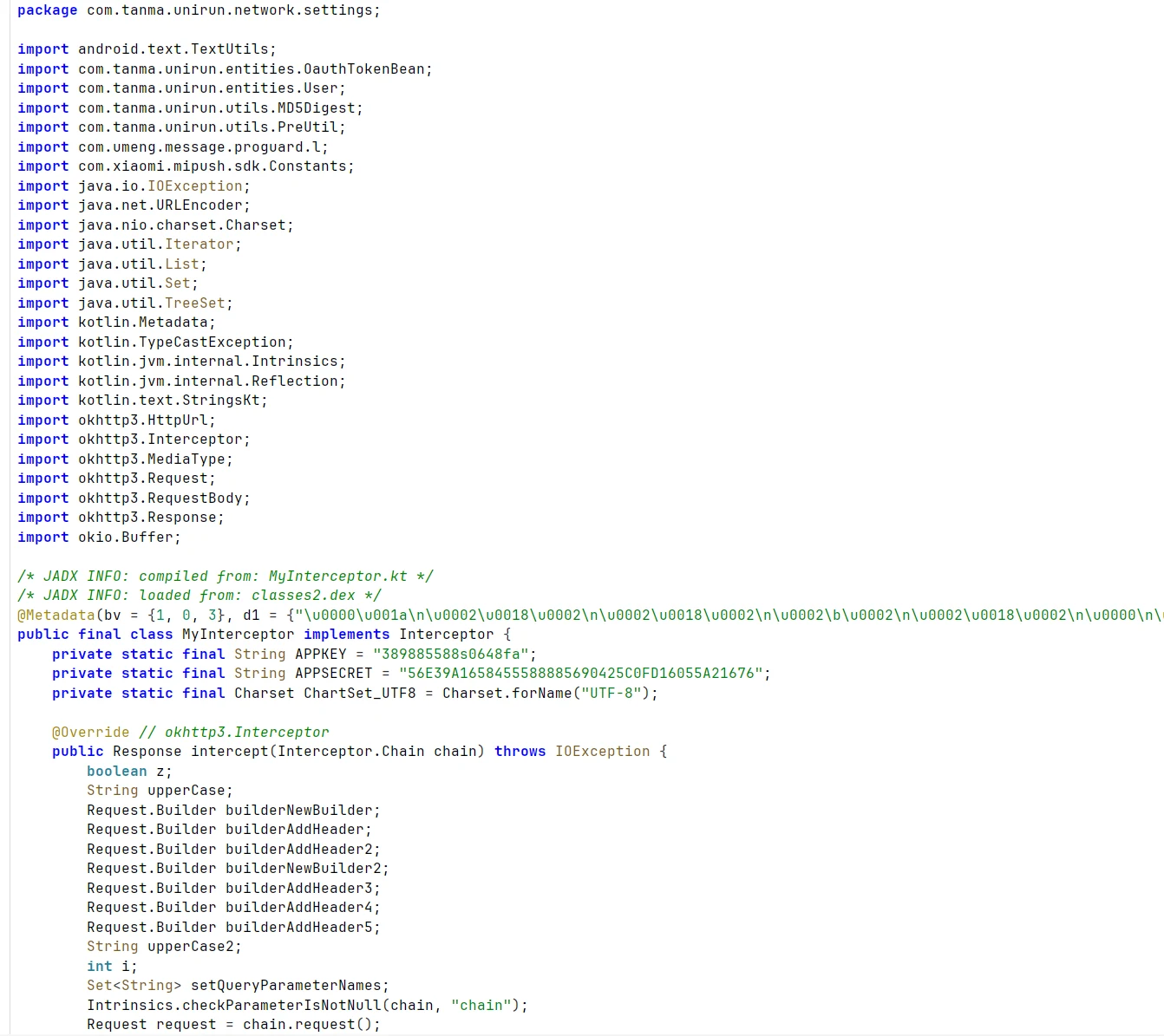 jadx 搜索 appKey